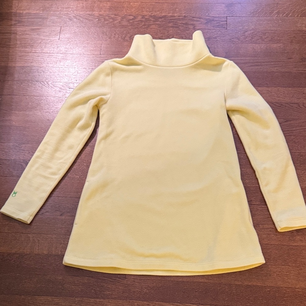 Dudley Stephens Neon Yellow, Cobble Hill Vello Fleece Turtleneck